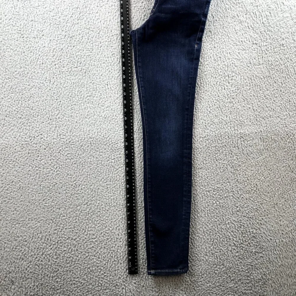FRAME Womens Size 26 Le Skinny De Jeanne Queens Way Dark Wash Stretch Denim Jean